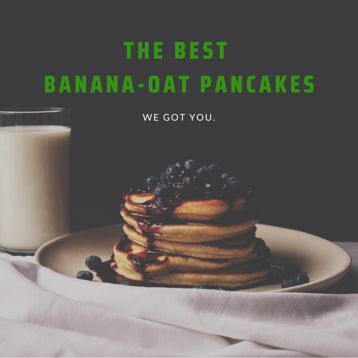 The Best Banana Oat Pancakes | Food to Fuel