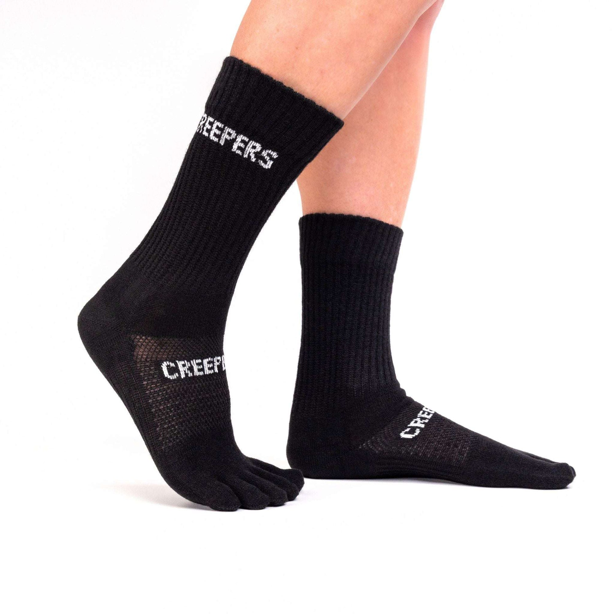 merino tool toe socks for running and hiking