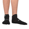 Creepers merino blend toe socks, quarter crew size for men or women