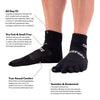 creepers socks features and benefits of quarter crew merino toe socks